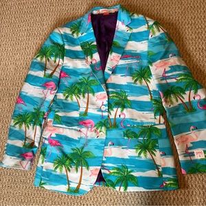 Opposuits Flaminguy Flamingo Blazer, Size 48